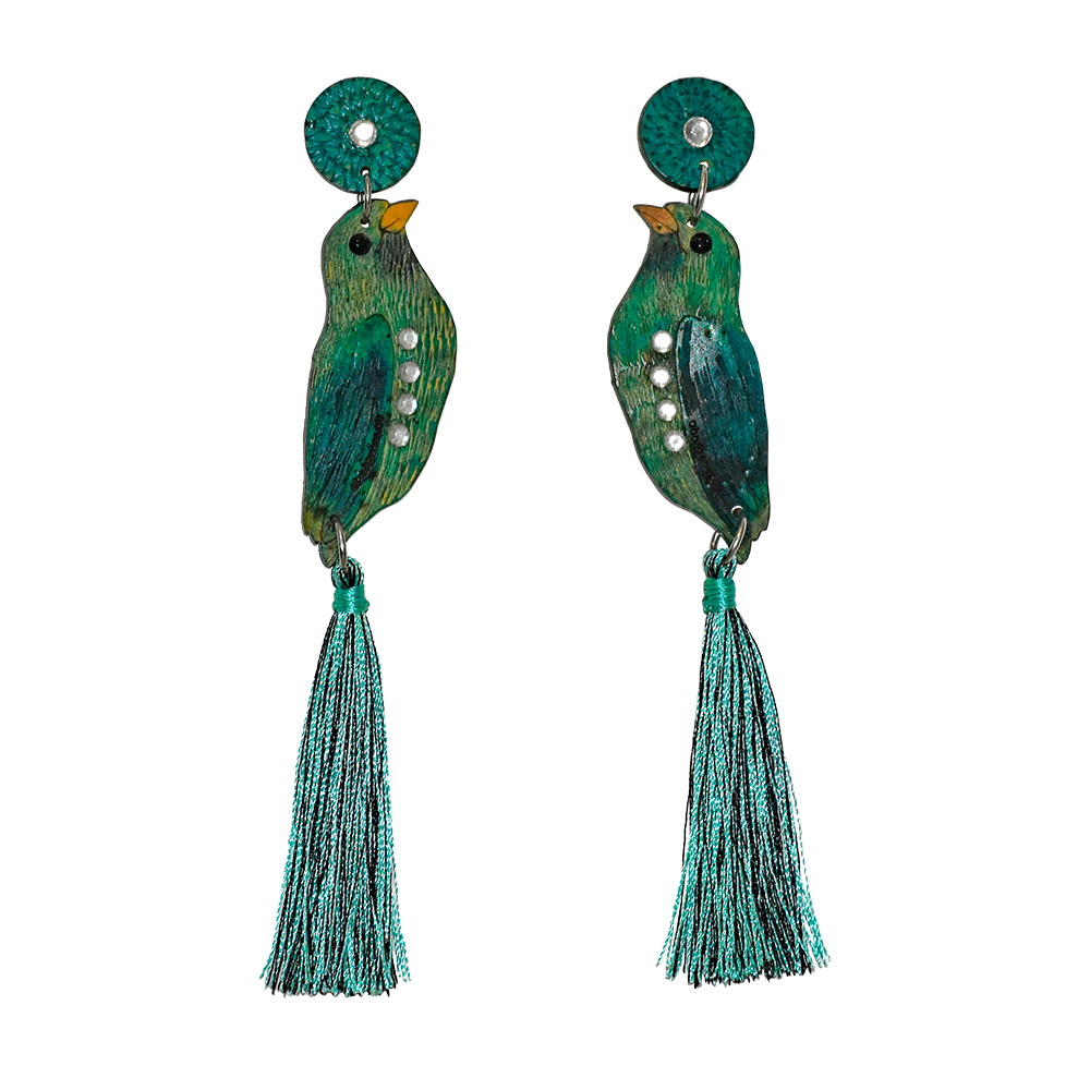 ARETES MAXI AZULEJO BORLA