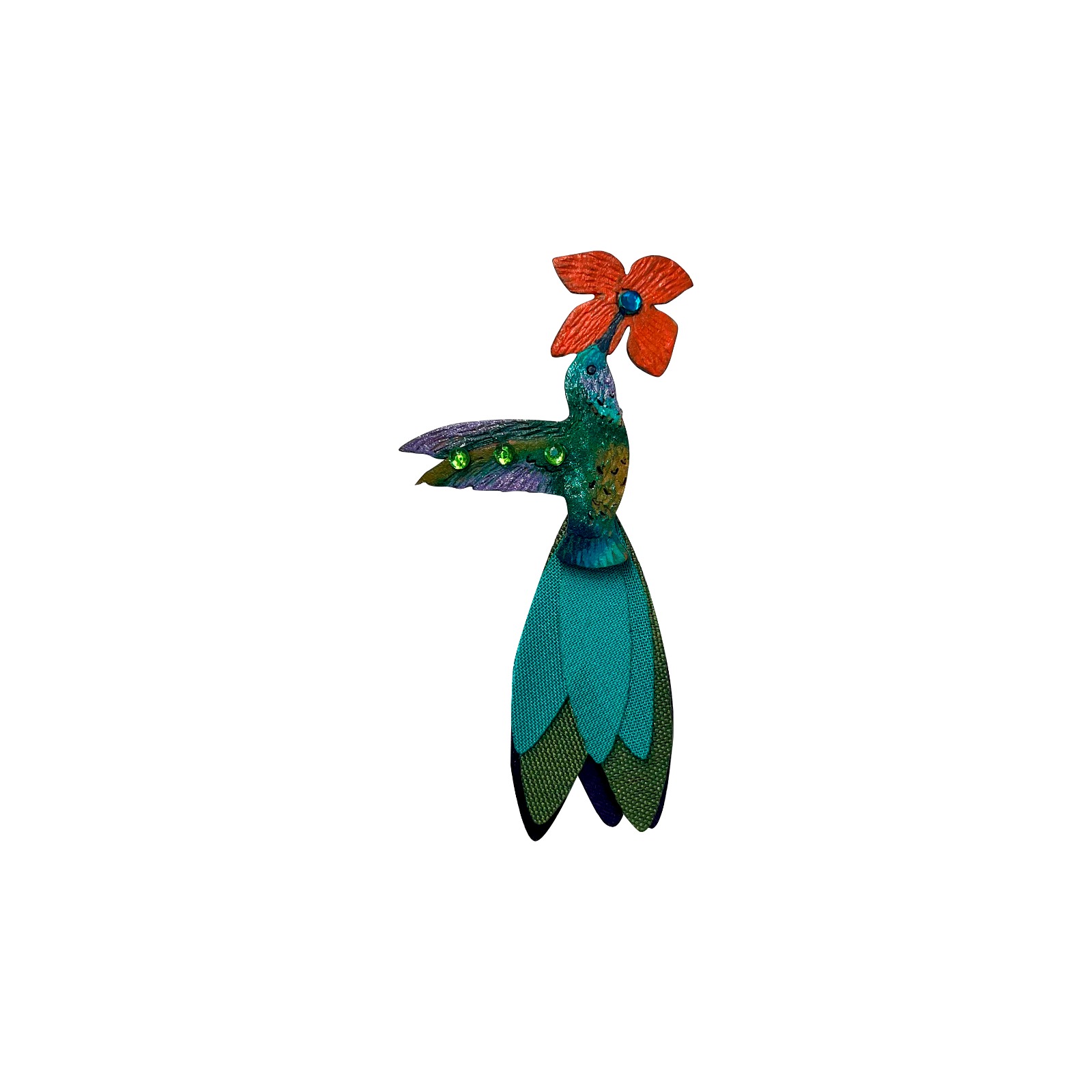 COLIBRI ESMERALDA BROCHE