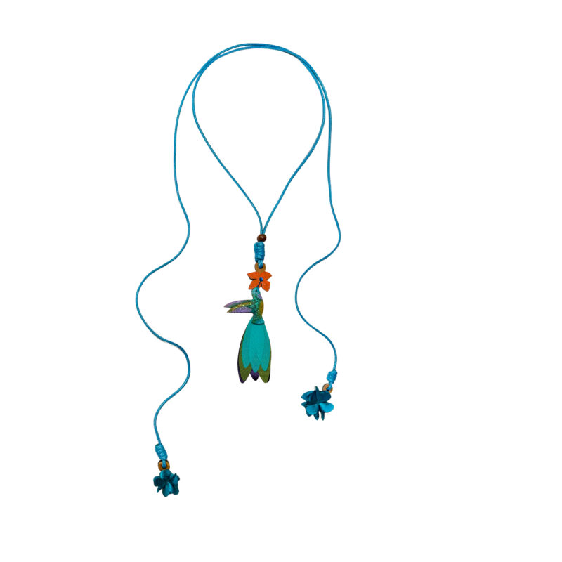 Collar Colibri Esmeralda Grande